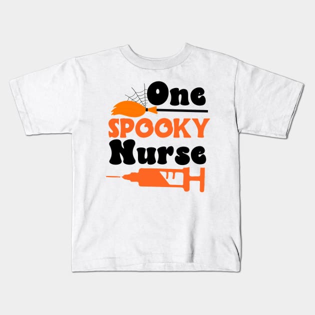 One spooky Nurse Kids T-Shirt by Signum